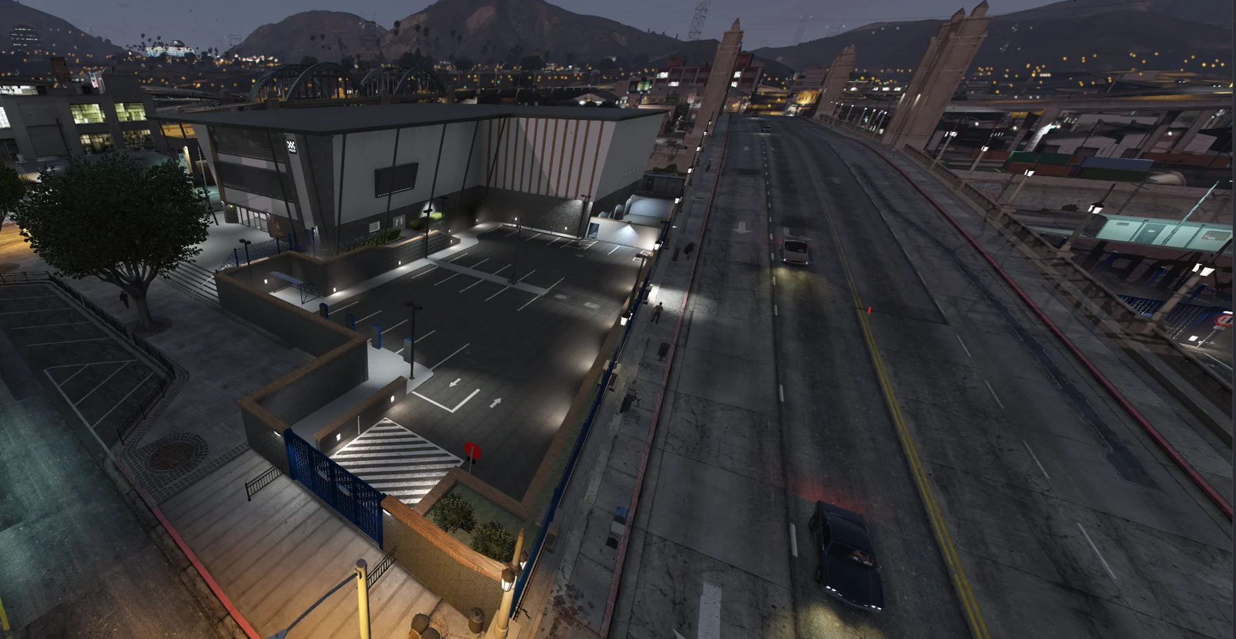 MRPD 2026 British Police HQ in FiveM at dusk